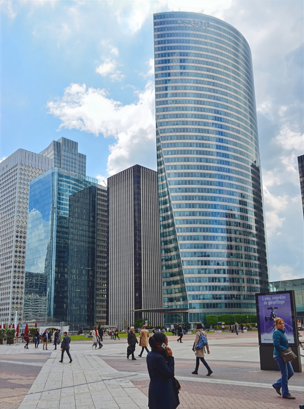 6 - The Tour EDF (also known as Tour Légende or PB6), located in the La Défense business district of Paris